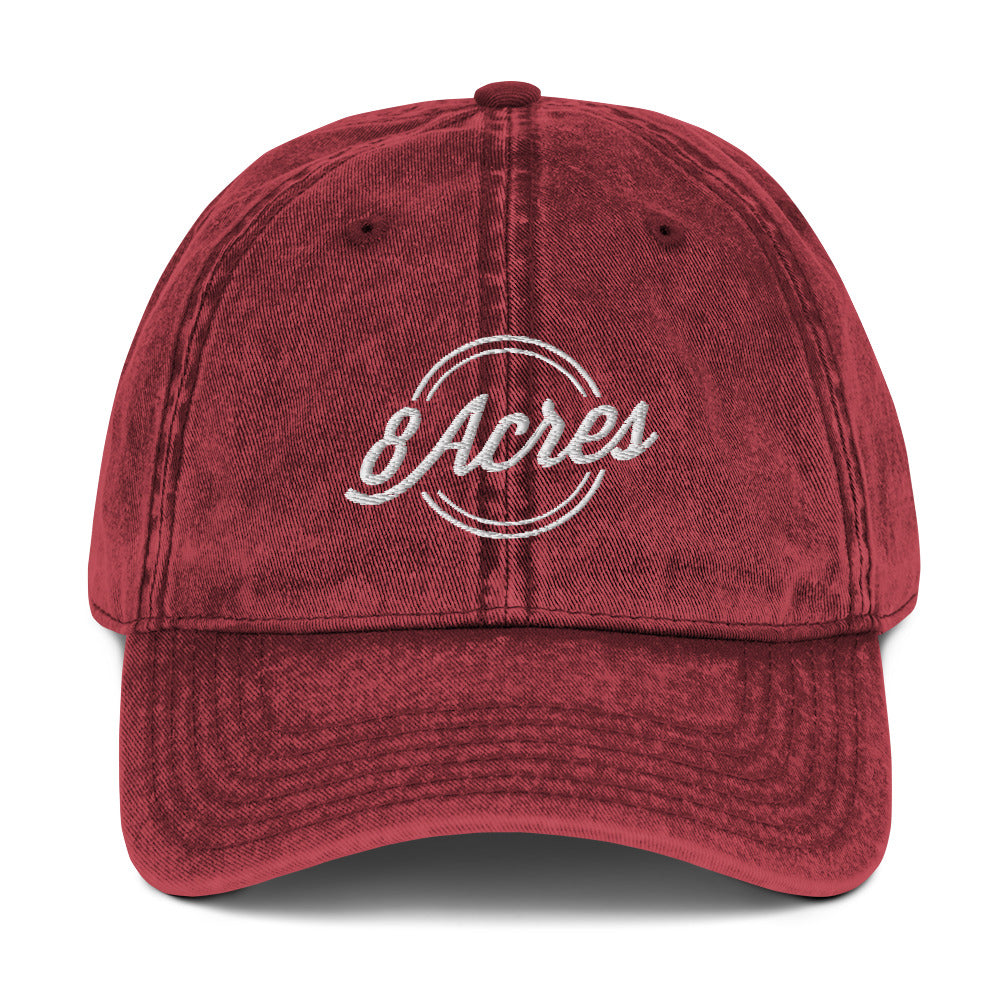 8 Acres Vintage Cotton Twill Cap